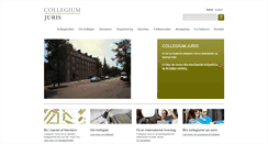 Desktop Screenshot of collegiumjuris.dk